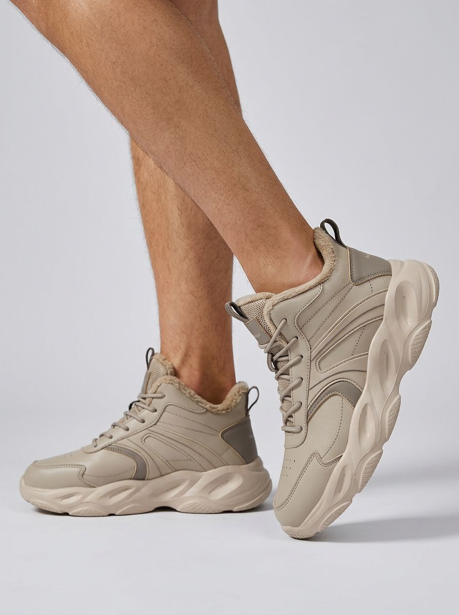 Men's High-Top Running Shoes Chunky Sole | Gym