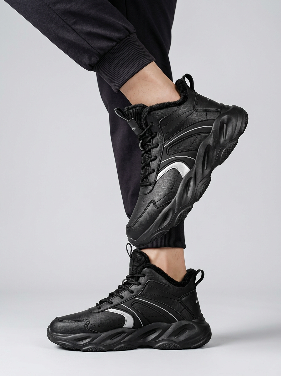 Men's High-Top Running Shoes Chunky Sole | Gym