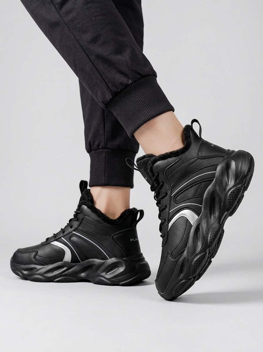 Men's High-Top Running Shoes Chunky Sole | Gym