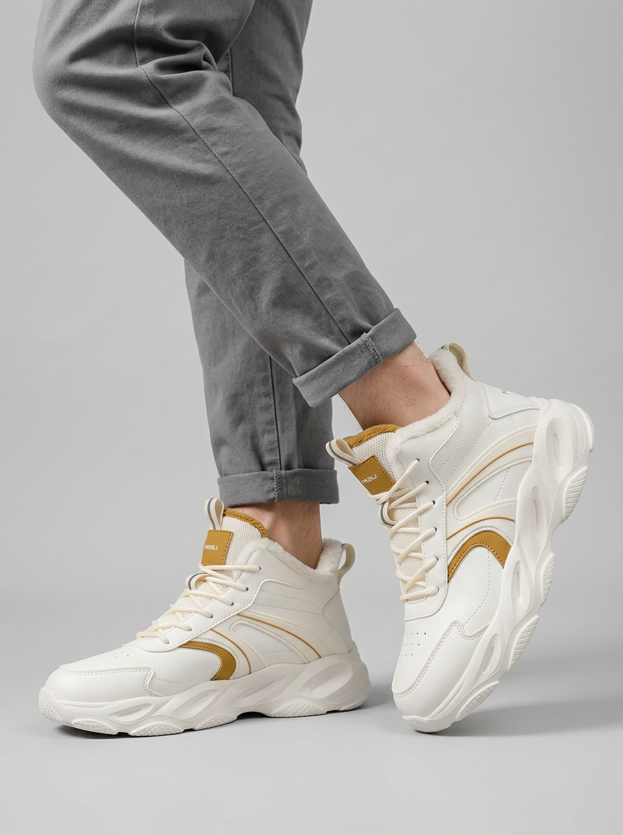 Men's High-Top Running Shoes Chunky Sole | Gym