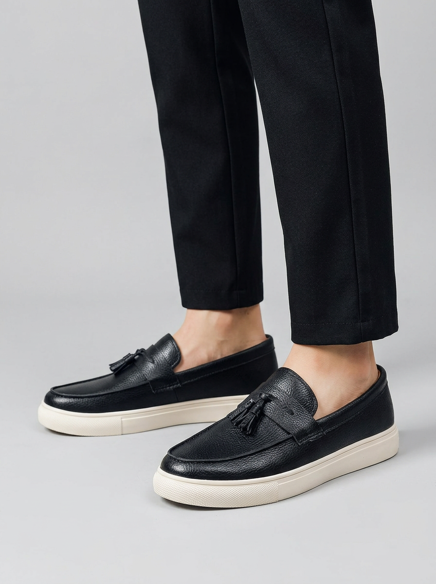 Men's Tassel Loafers Slip-On Platform | Casual