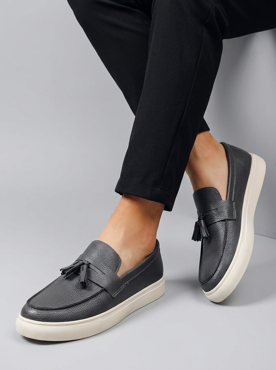 Men's Tassel Loafers Slip-On Platform | Casual