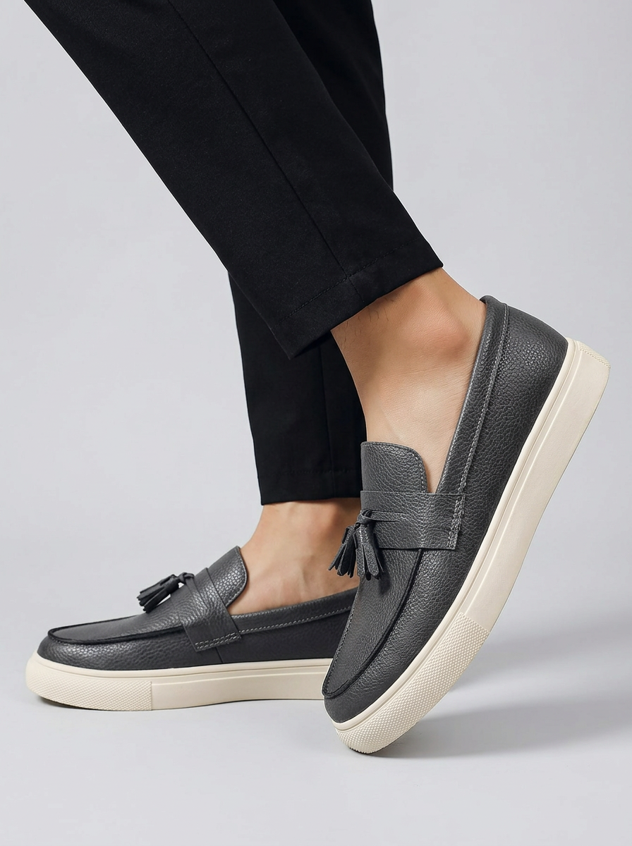 Men's Tassel Loafers Slip-On Platform | Casual