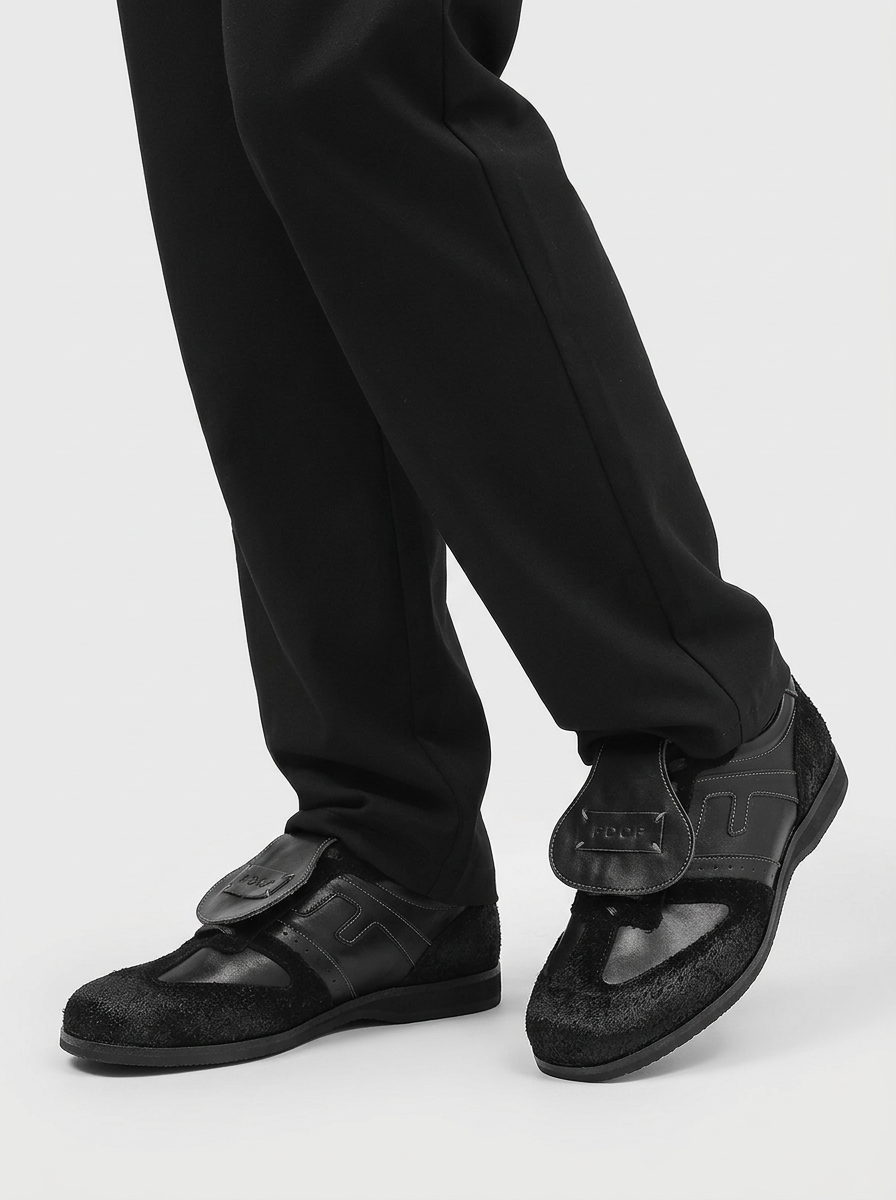 Men's Retro Sneakers Lace-Up | Work
