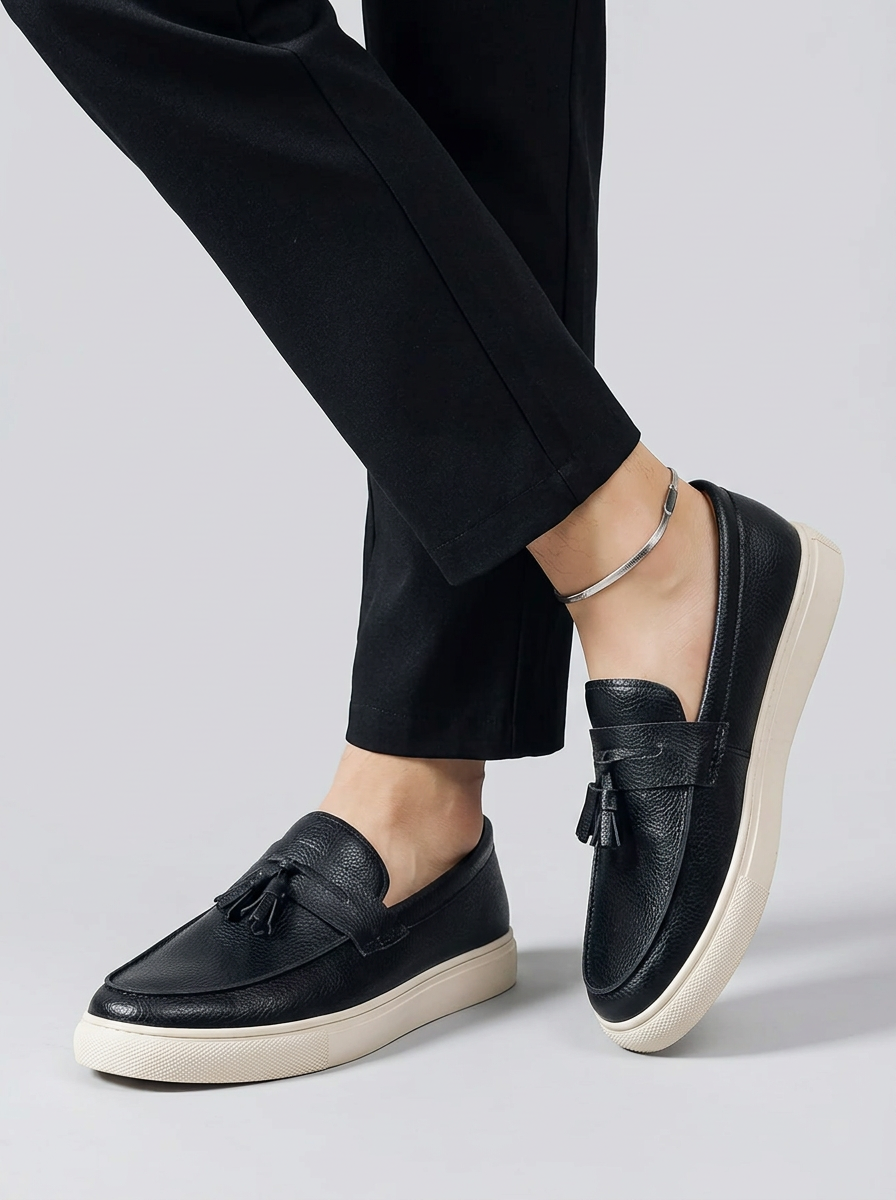 Men's Tassel Loafers Slip-On Platform | Casual