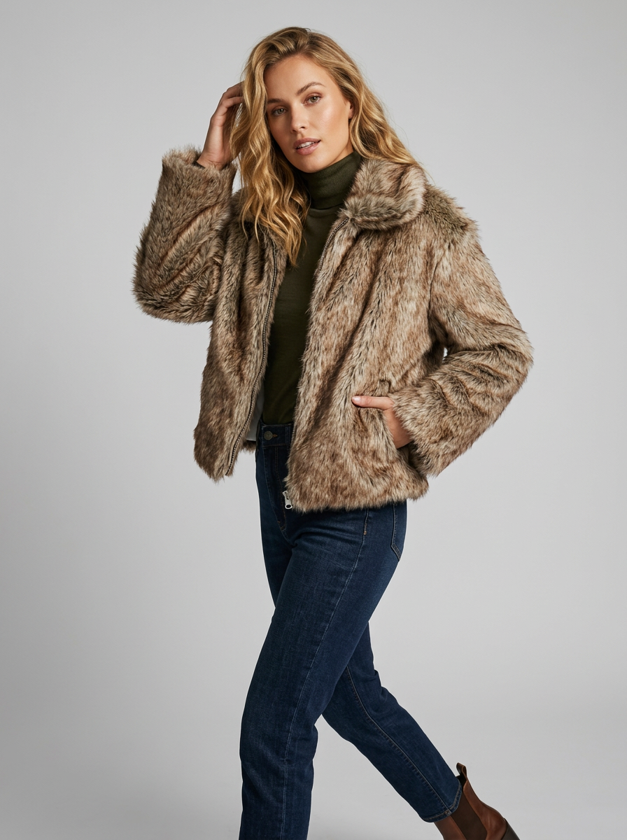 Women's Shaggy Jacket Oversized | Fluffy