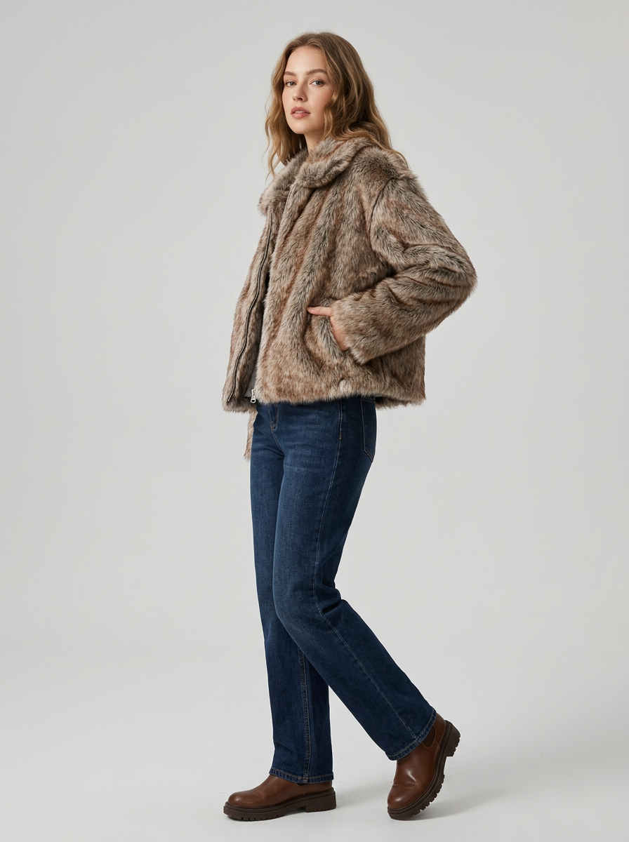 Women's Shaggy Jacket Oversized | Fluffy
